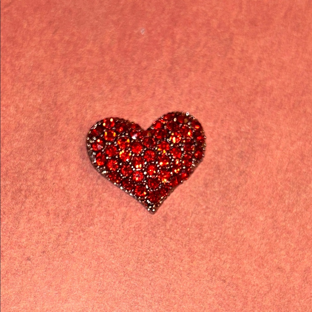 Elegant Red Heart ♥️ (pin or pendant for Crafter )
